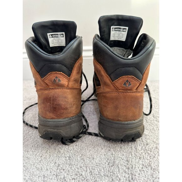 Vasque Vibram Mens Hiking Boots Size 7M Brown/Black Leather Lace Up 716M - Picture 4 of 13